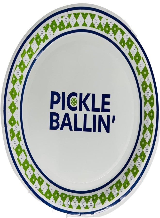 Twerp Pickleball Party Plates and Napkins - Party Supplies for Pickle Ball - Set of 10 - Image 3