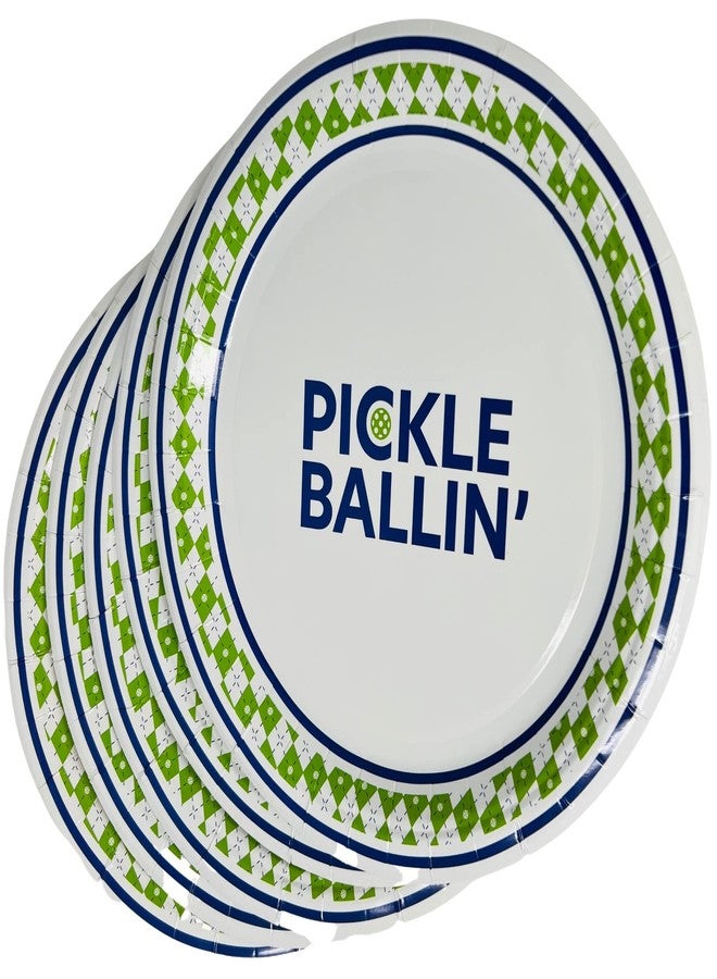 Twerp Pickleball Party Plates and Napkins - Party Supplies for Pickle Ball - Set of 10 - Image 5