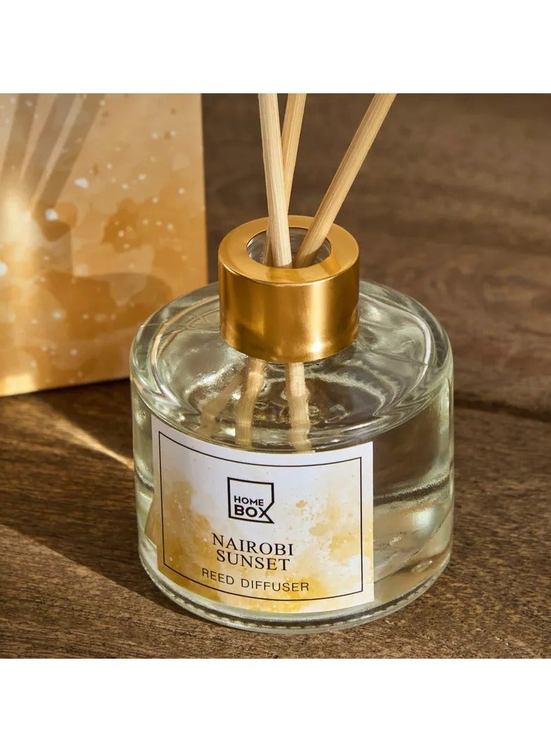 Home Box Garden Nairobi Sunset Reed Diffuser - 100 ml  - Image 3