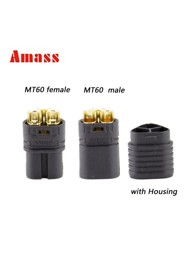 SoloGood 5Pairs Amass Mt60 3.5Mm 3 Pins Bullet Connector Male Female With Housing For Rc Esc Motor Car Boat Quad Project  - Image 4
