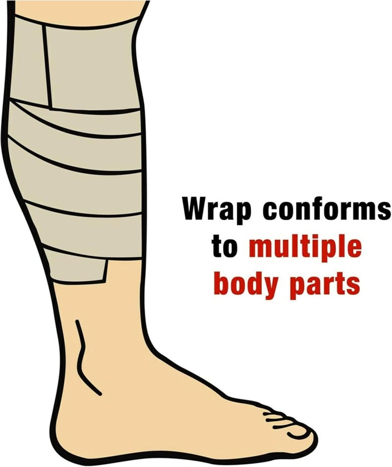 ACE Self-Adhering Elastic Bandage, 4 Inches - Comfortable Support for Strains and Sprains - Image 5