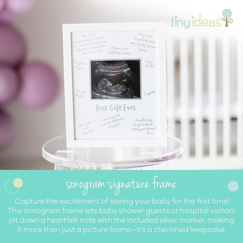 Tiny Ideas Sonogram Signature Frame Guest Book - Image 3