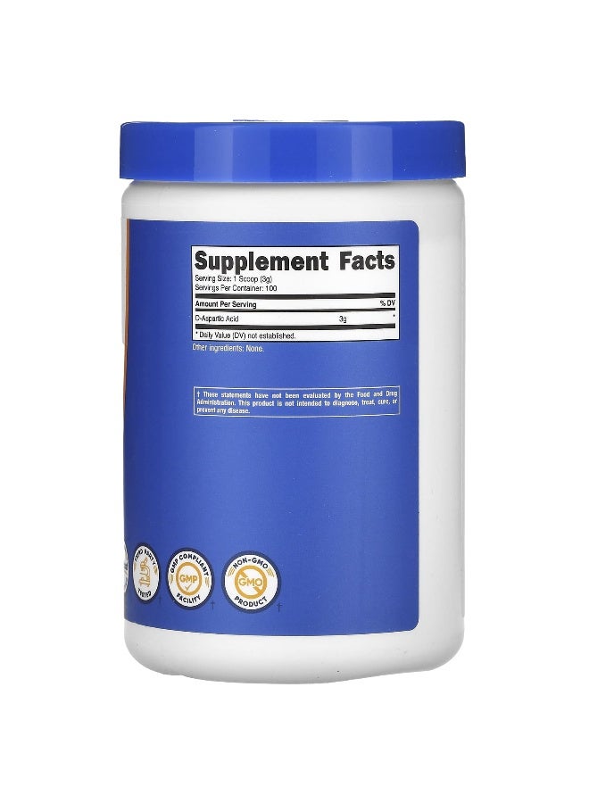 Nutricost نوتريكوست، حمض D-أسبارتيك، بدون نكهة، 10.6 أونصة (300 جرام) - Image 2