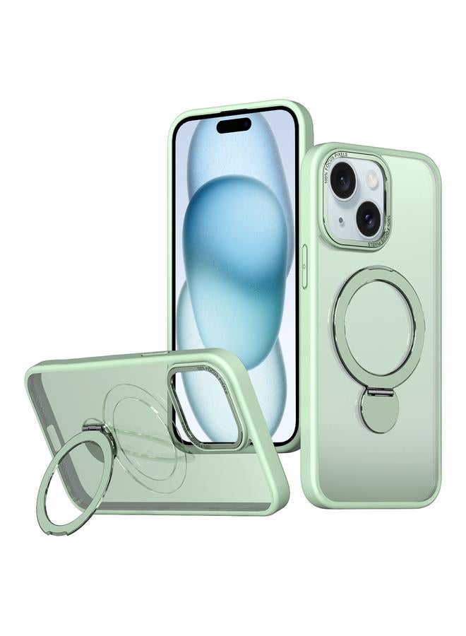 S-TOP Case For iPhone 15 Plus Wing Series Gen2 MagSafe Metal Ring Holder Phone Case - Image 1