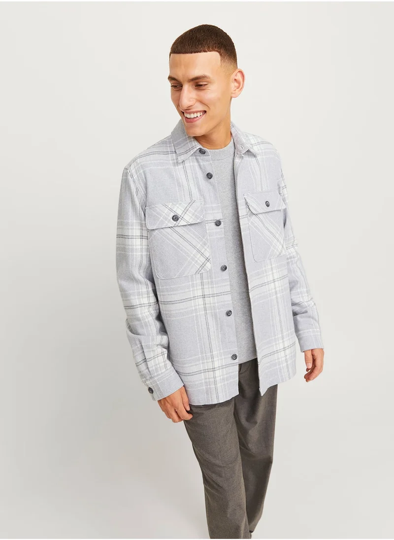 JACK & JONES Jprraymond Check Regular Fit Overshirt