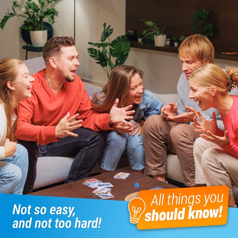 The World Game Super Trivia Game for Adults with 1200 Questions - Fun Easter Board Game for Adults - Family Road Trip Travel Game for the Pursuit of Trivial Knowledge - Image 5