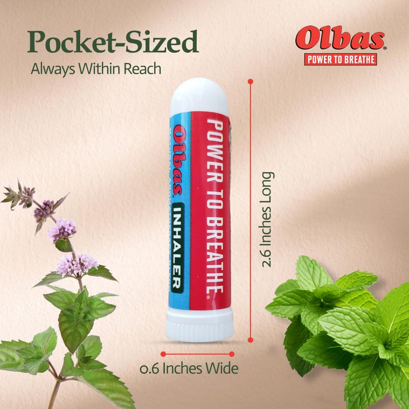 Olbas Inhaler Aromatherapy, Essential Oil Inhaler with Natural Oils, 0.01 Oz, 1 Pack, Pocket Sized Nasal Inhaler Stick for Clear Breathing and Sinus Relief - Image 5