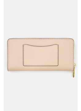 Michael Kors محفظة شعار ماركة نسائية 10 سم ارتفاع x 21 سم طول x 2 سم عرض، خوخي  - Image 3