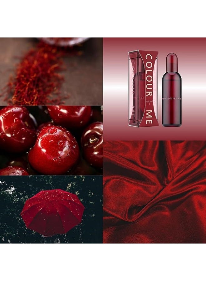 Colour Me dark red perfume for women 100ml - Image 5