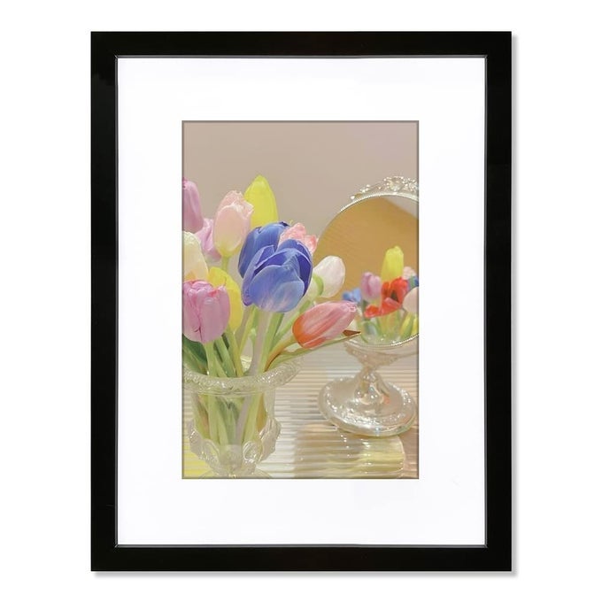 24X24 BLACK PICTURE FRAME MAT FOR 20X20 PHOTO WALL MOUNTING POSTER FRAME1PCS