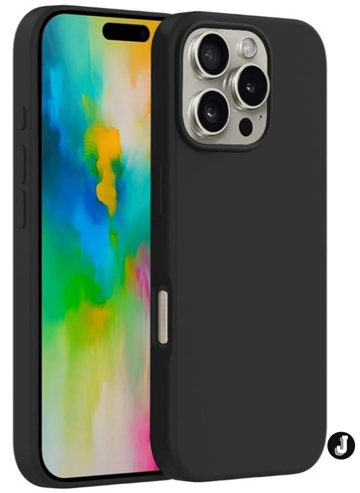JAJEEK "Liquid Silicone Case for iPhone 16 Pro Max - Ultra Slim, Soft Anti-Scratch Microfiber Lining & Drop Protection" - Image 1