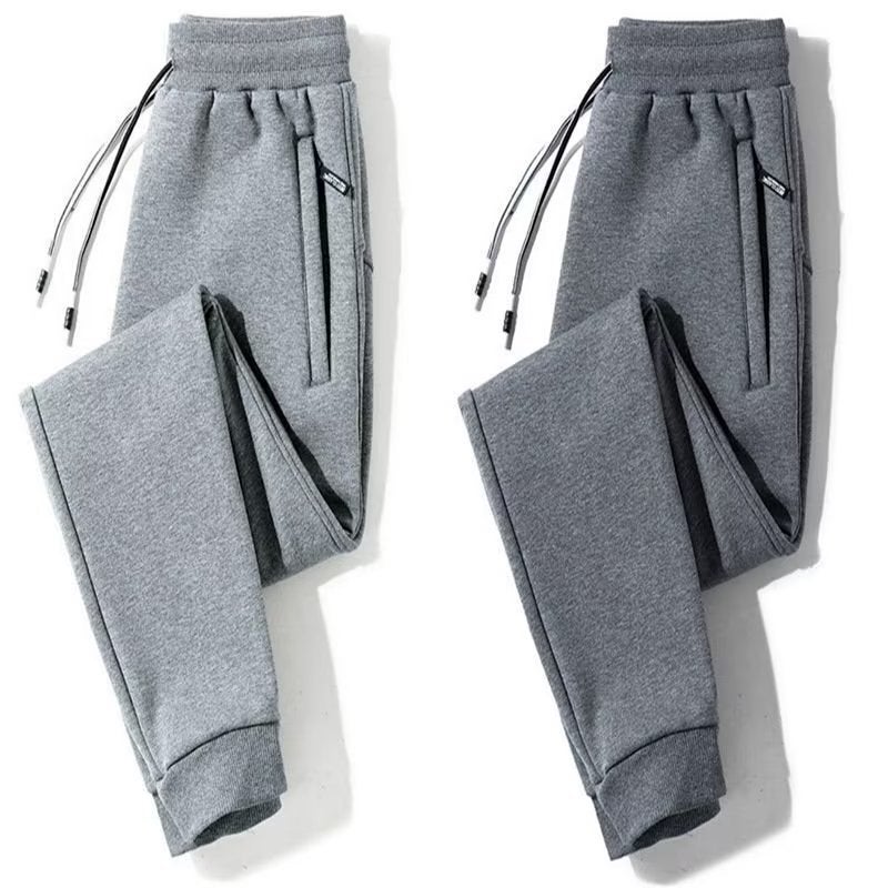 Plus Size Harem Sweatpants Men'S Sports Loose Ankle-Tied Casual Pants Student Versatile Fleece-Lined Thickened Trousers - Image 3
