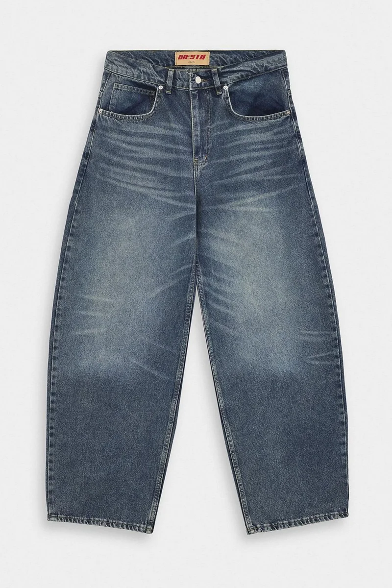 Giesto Mid Blue Denim GIESTO Straight-Leg Jeans for Men | Best Price UAE