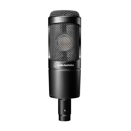 audio-technica ميكروفون مكثف كارديويد Audio-Technica AT2035، أسود - Image 1
