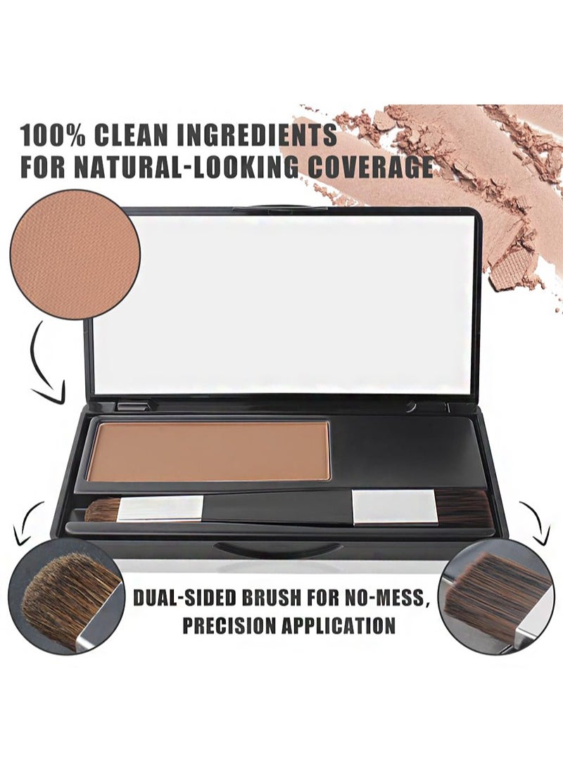 Sevich - Hair Root Concealer，Hair Mascara Hairline Powder 8g Instantly Hair Root Touch Up for Thinning Hairline Cover Up Conceals Hair Loss Thin Hair Receding Hairline Shadow Filler For Men & Women (Black) - Image 1