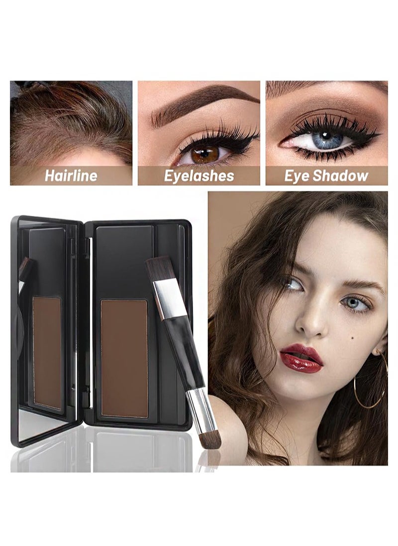 Sevich - Hair Root Concealer，Hair Mascara Hairline Powder 8g Instantly Hair Root Touch Up for Thinning Hairline Cover Up Conceals Hair Loss Thin Hair Receding Hairline Shadow Filler For Men & Women (Black) - Image 1