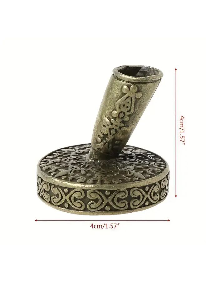 حامل قلم أخضر حديدي عتيق مزينة طاولة ثقيلة الوزن مصنوع من سبيكة الزنك مزخرف، منظم مكاتب أنيقة للمنزل أو المكتب أو الدراسة، مخصص لتخزين الأقلام وأقلام الرصاص وأقلام التحديد بتصميم عتيق وطبقة نهائية مصقولة، شأن تشهد الأدوات المكتبية. - Image 2