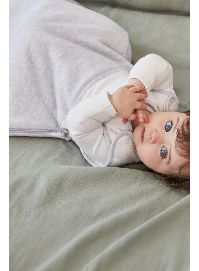 MORI Baby Unisex Premium Sleep Sack in Grey for Toddlers - 0.5 Tog Breathable Sleeping Bag - Suitable from 8.8lbs to 2 Years - Image 3