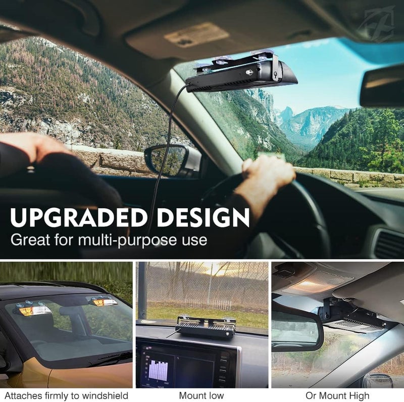 Xprite 2×11 inch High Intensity White Amber 32 LED Emergency Strobe Dash Lights - Image 3