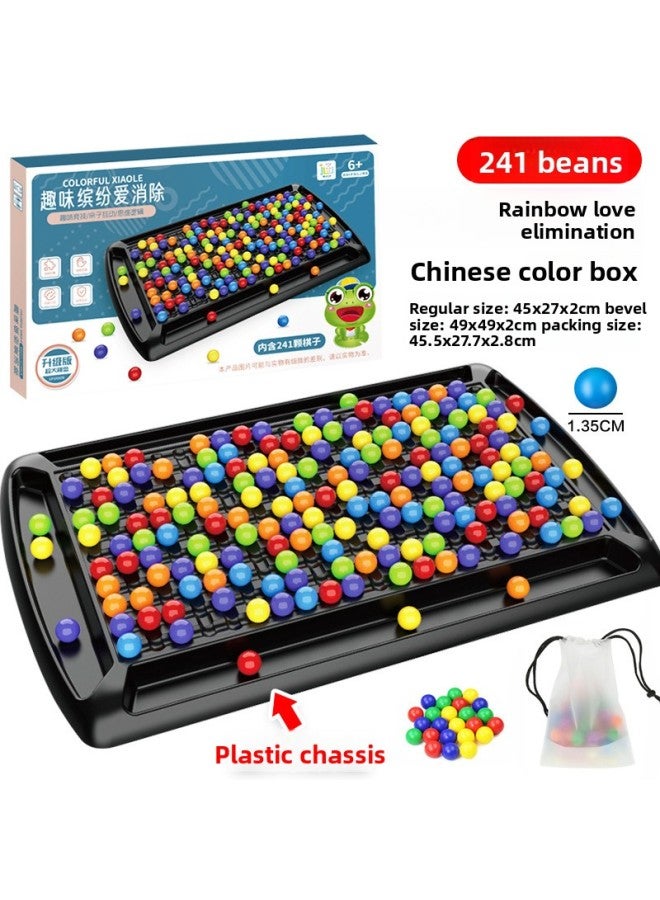 لعبة ألغاز سطح المكتب التفاعل بين الوالدين والطفل، الحب السعيد، إزالة أحجية قوس قزح، التركيز، معركة، قطع الشطرنج