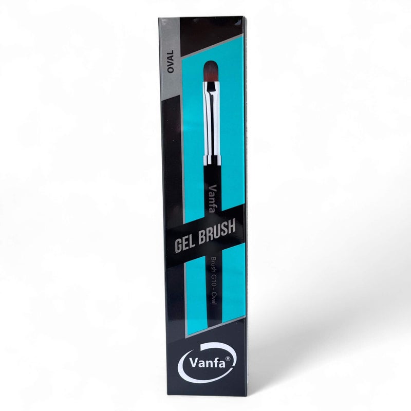 Vanfa Gel Nail Brush for Builder Gel, Polygel, HardGel, Nail Painting (G10 - Oval Head, Pack of 1) - Image 3