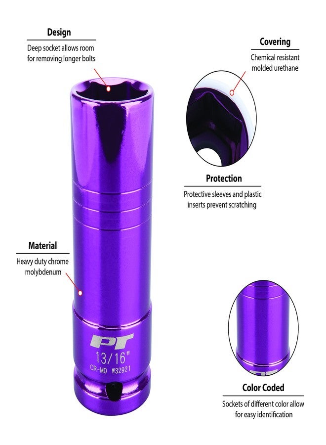 Performance Tool W32921 1/2-Inch Impact Drive 13/16-Inch Thin Wall Socket - Image 4