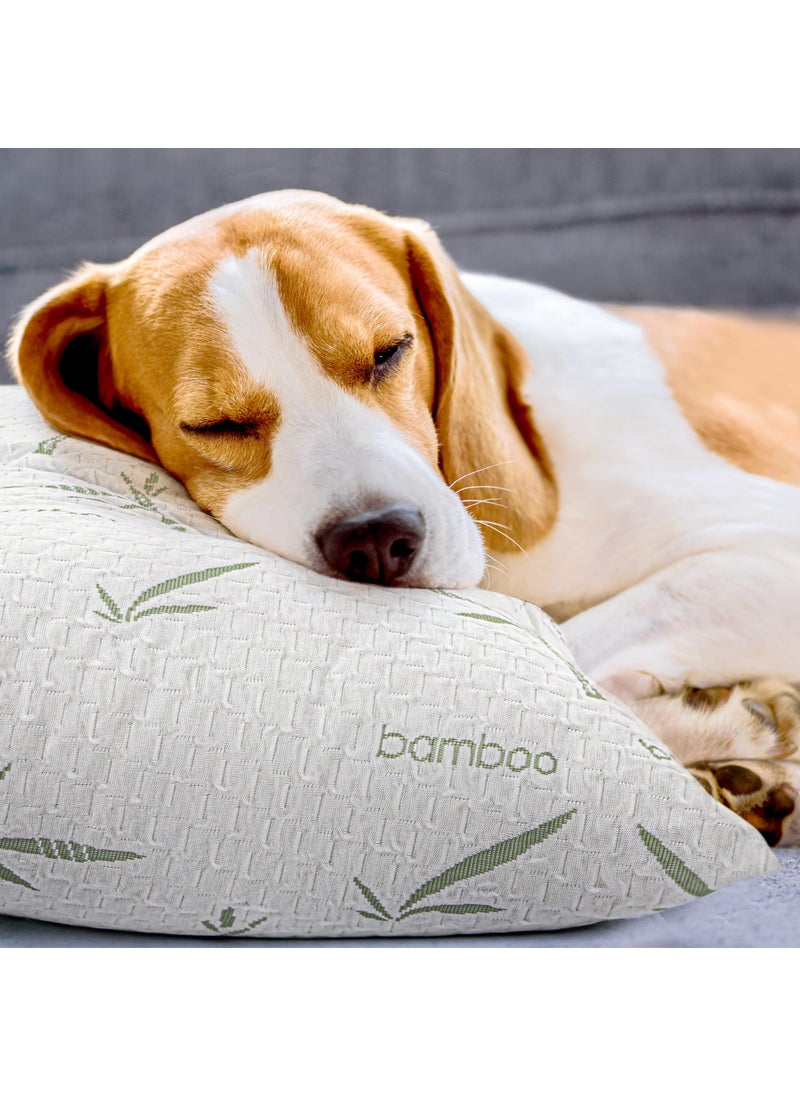 Utopia Bedding Utopia Bedding Bamboo Viscose Waterproof Pillow Protector Zippered (2 Pack) King - Bed Bug Proof Pillow Encasement 20 x 38 Inches  - Image 5