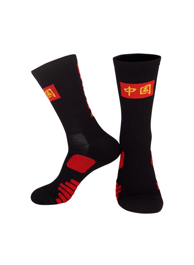 Adult Practical Basketball Socks Breathable Padded Towel Bottom Socks Men's Professional Sports Socks Men's And Women's Tube Socks
