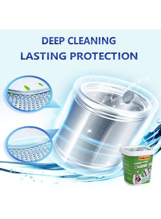 Finally Fresh Washing Machine Cleaner for Front/Top loaders, 20 Packs Washer Cleaner for Sensitive Skin, Suitable for All HE Washing Machines Include - Image 2