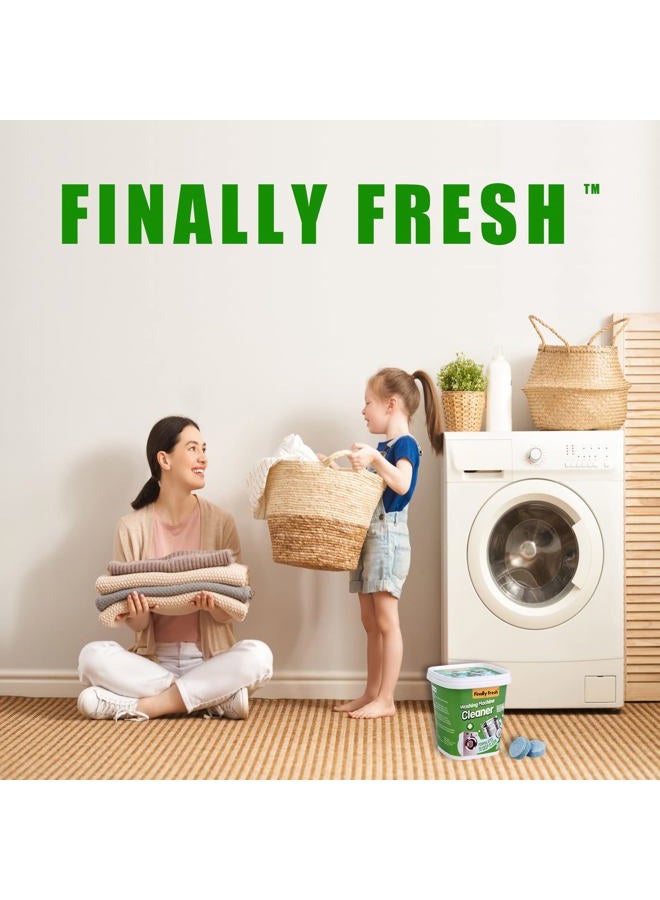 Finally Fresh Washing Machine Cleaner for Front/Top loaders, 20 Packs Washer Cleaner for Sensitive Skin, Suitable for All HE Washing Machines Include - Image 5