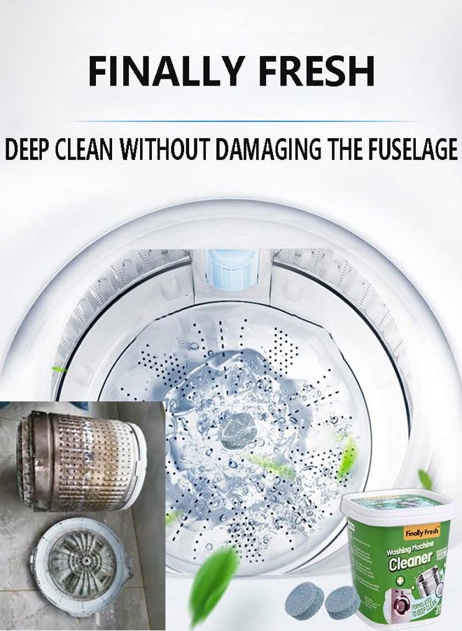 Finally Fresh Washing Machine Cleaner for Front/Top loaders, 20 Packs Washer Cleaner for Sensitive Skin, Suitable for All HE Washing Machines Include - Image 3