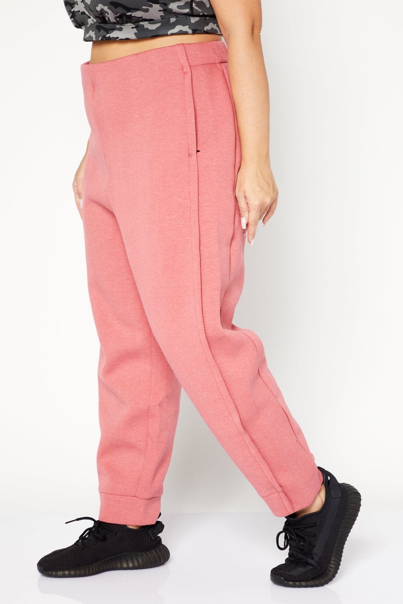 Adidas سروال رياضي نسائي مناسب للتدريب، وردي - Image 2