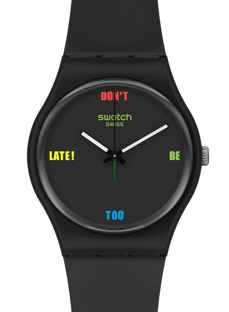 Swatch ساعة يد مقاومة للماء بحركة كوارتز Db2L للجنسين - 41 ملم - Image 1