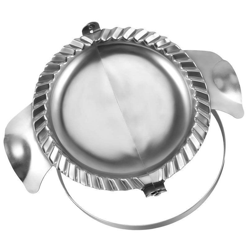 PAMISO Extra Large Empanada Maker  7 inch Seal with Dough Cutter Circle Stainless Steel Press Pastry Tools Pocket Pie Maker