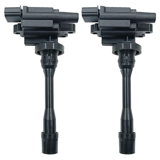 Ignition Coil Packs Set Of 2 Compatible With Chrysler Sebring Dodge Stratus Mitsubishi Mirage Galant Eclipse Lancer Outlander 20 24 L4 Replacement For Md362907 Uf295 C1257