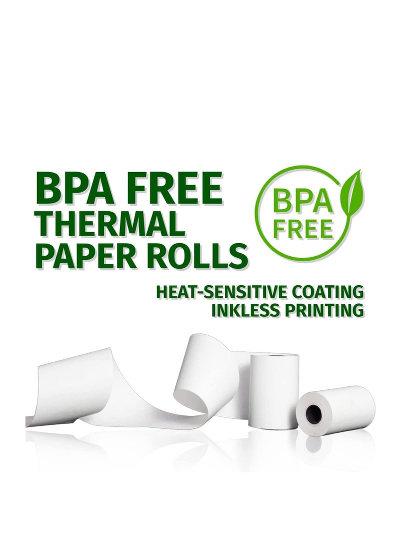 Terabyte (50 Rolls) 80 x 50 Thermal Paper Receipt 3 1/8" 80'Fits All POS Cash Registers Printers, Credit Card Terminals, Star Micronics SCP700, TSP100 BPA Free - BuyRegisterRolls - Image 1