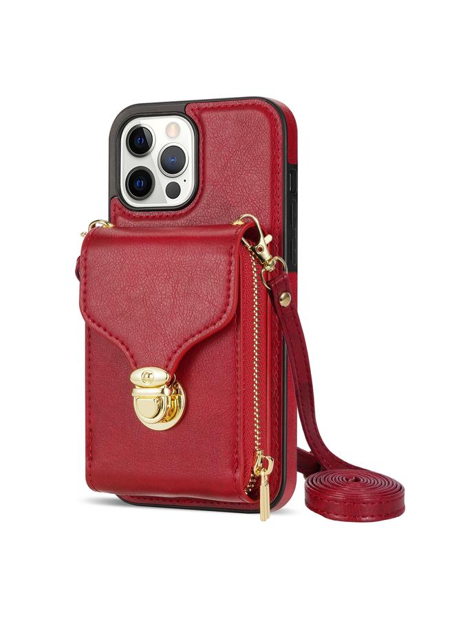 اس-توب جراب لهاتف iPhone 13 Pro Max مزود بسحاب ومحفظة بطاقات معدنية - Image 2