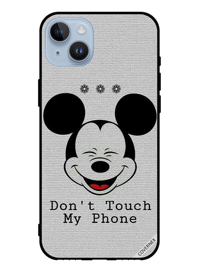 Covernex Protective Case Cover For Apple iPhone 14 Plus Don't Touch My Phone Mickey - Image 1