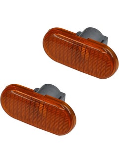 DNC Auto Part Fender Signal Set of 2 for Renault Clio, Nissan Micra - Yellow  - Image 1