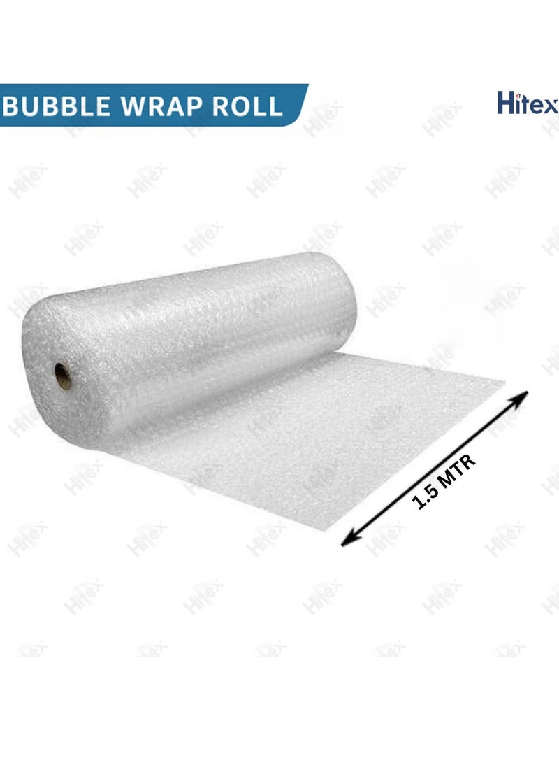هيتكس لفة غلاف فقاعي جامبو 150 سم × 10 م - غلاف تغليف واقٍ للشحن والنقل والتخزين - تبطين مقاوم للصدمات، لفة غلاف فقاعي قابلة لإعادة التدوير (10 م) - Image 2