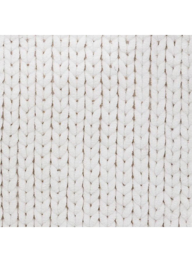 Five Simply Smart Thick Rectangular Bath Mat White 50 x 120 cm 174727A - Image 3