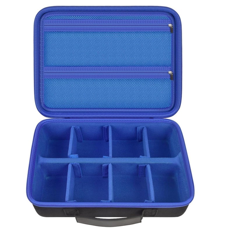 ALLPRIMO Trading Card Case Storage Box for 2700+ Cards. Deck Boxes Travel Organizer Holder Compatible with TCG/for Topps Baseball Sports/for C.A.H/for UNO/for MTG/for Yu-Gi-Oh Games -Blue - Image 1