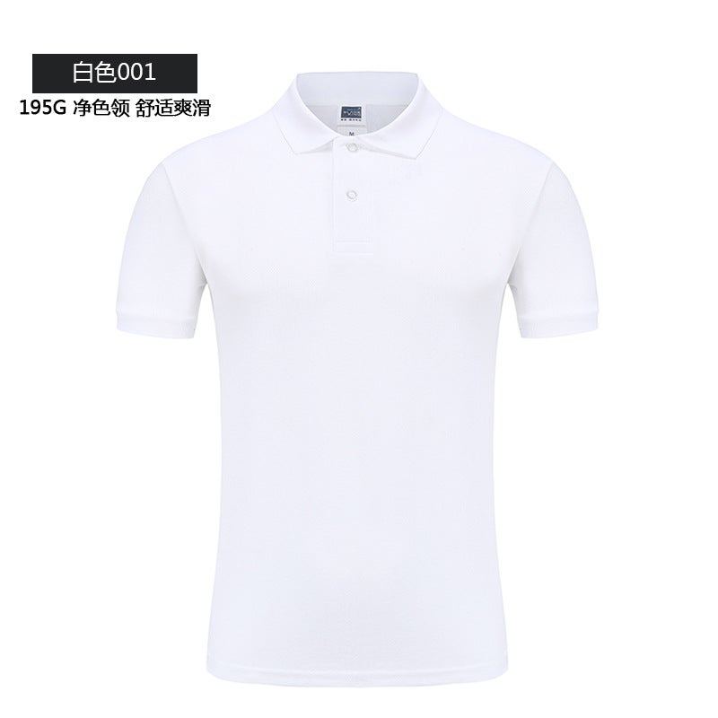 Men's Short Sleeve CVC Solid Polo Shirt Workwear T-Shirt for Logo Embroidery - Image 2