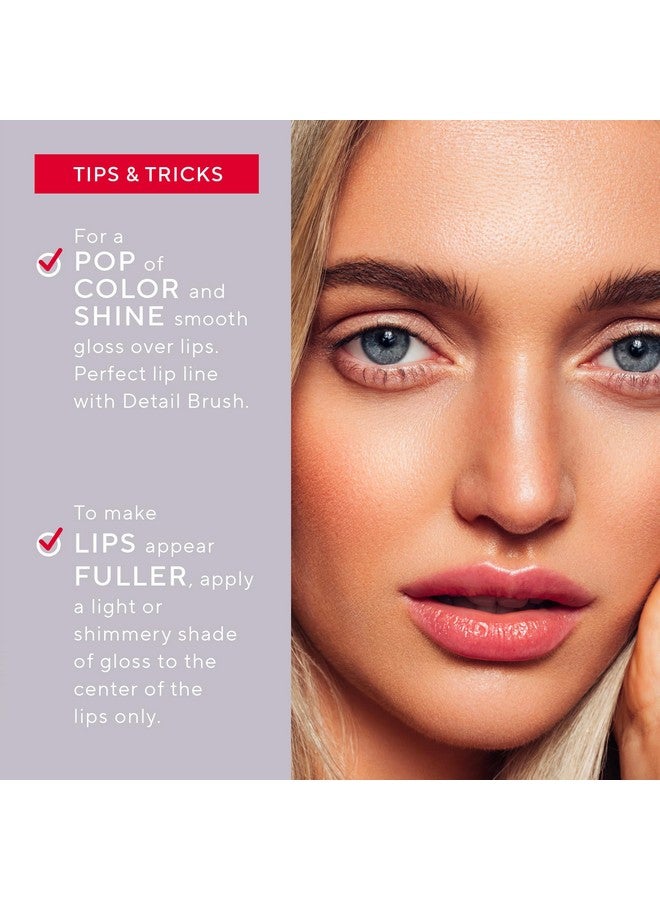 Mirabella Luxe Advanced Formula Moisturizing Lip Gloss, Long-Lasting Lip Gloss With A Glossy, Non-Sticky, And Shiny Finish Hydrates With Vitamin E, Jojoba, And Sweet Almond Oil, Posh - Image 3