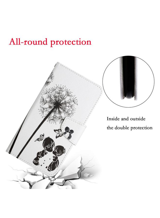 S-TOP Case For Samsung Galaxy A21s Painted Pattern Horizontal Flip Leather Case with Holder & Card Slot & Wallet - Image 5