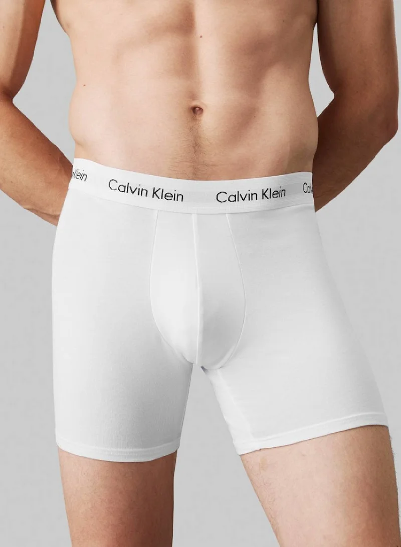 CALVIN KLEIN Cotton Stretch Boxer Brief - 3 Pack