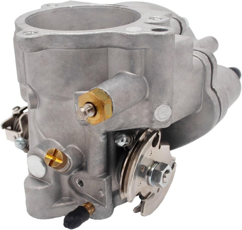 JIK New Super E Carburetor for Harley Big Twin & Sportster S&S Shorty Carb 11-0420 with Fuel Filter and Spark Plug - Image 5