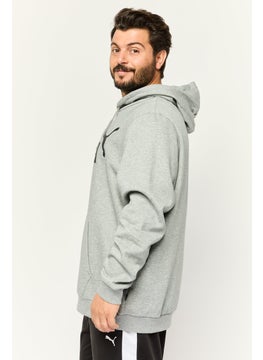 PUMA Men Sportswear Fit Long Sleeve Outdoor Hoodie, Grey  - Image 4