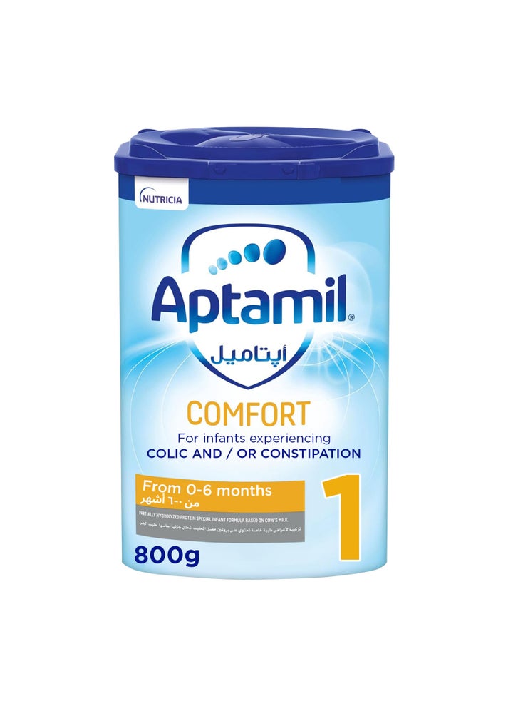 Comfort 1 Infant Formula Milk From 0-6 Months, Dietary Management of Colic & Constipation, Easy To Use Pack