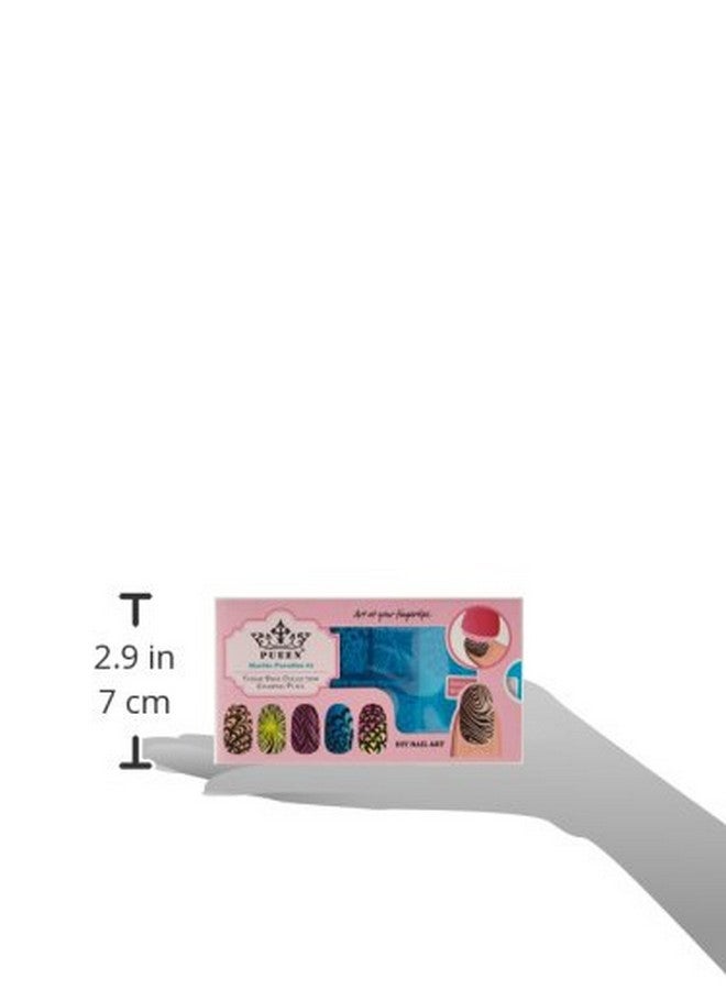PUEEN Nail Art Stamping Plate Marble Paradise 01 Theme Park Collection 125X65Mm Unique Nailart Polish Stamping Manicure Image Plates Accessories Kit Bh000715 - Image 5